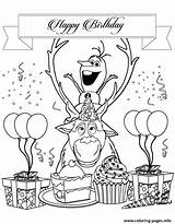 Sven Olaf Coloring Frozen Colouring Pages Characters Printable Print sketch template