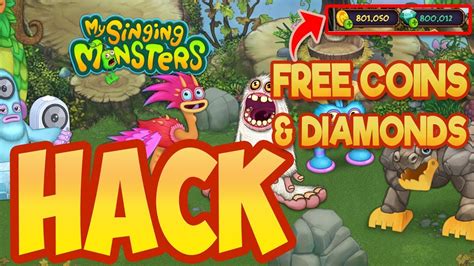 singing monsters hack  unlimited coins  diamonds cheats youtube