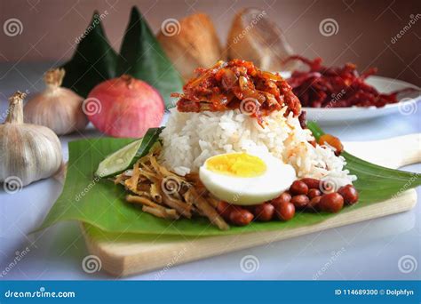 traditional malaysia coconut rice nasi lemak stock photo image  malaysia cuisine