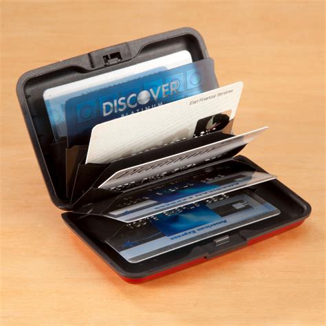 aluminum credit card holder rfid metal card holder