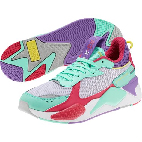 puma leather rs  bold sneakers lyst