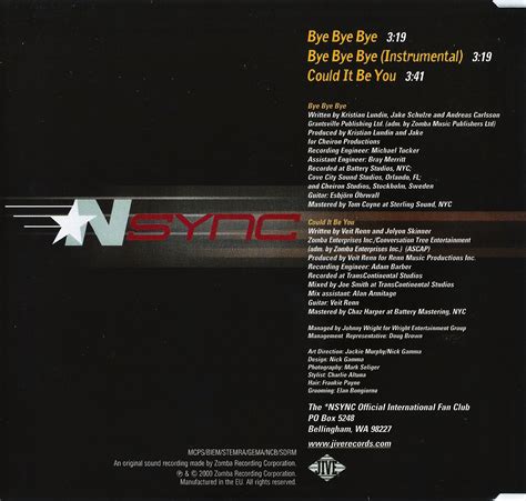 Nsync Bye Bye Bye [cd Single] Free Download Borrow And Streaming