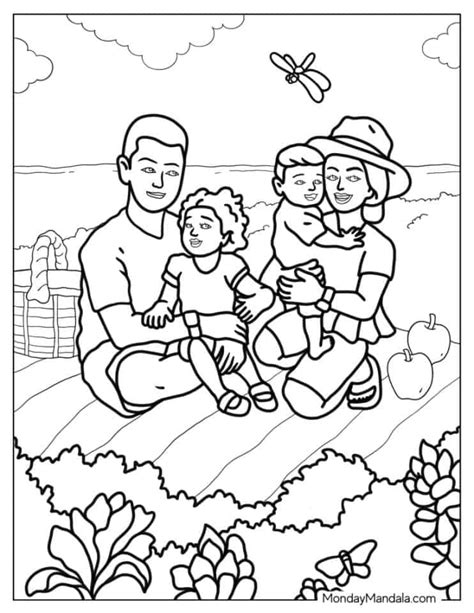 family coloring pages   printables