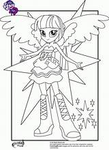 Coloring Rainbow Equestria Girls Pony Little Rocks Pages Dash sketch template
