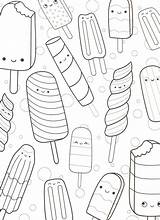 Coloring Pages Cute Food Kawaii Super Adults Adult Book Sheets Printable Kids Yummy Girls Colouring Color Fresh Stock Coloriage Crayola sketch template