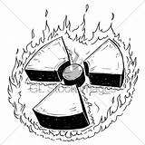 Nuclear Explosion Drawing Doodle Vector Getdrawings sketch template