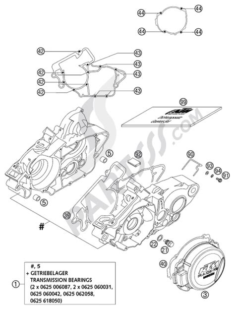 ktm exc engine diagram