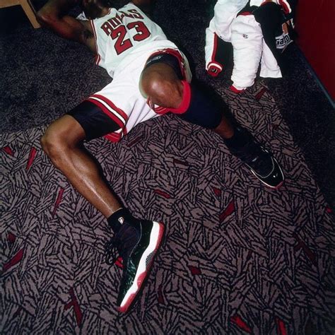 Nike Aj Xi 11 Retro Bred Worn By Michael Jordan On The