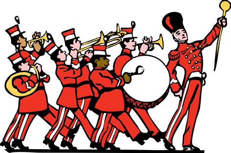 clipart marching band