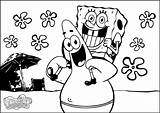 Coloring Beach Bob Sunger Patrick Sponge Pages Wecoloringpage Choose Board sketch template