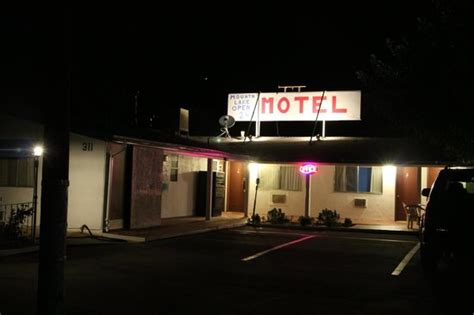 Motel At Night Picture Of Mount N Lake Motel Wofford