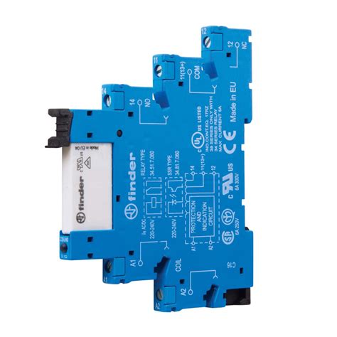 finder   pole  dc relay interface module flare relay