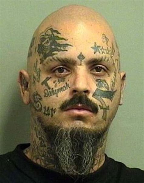 21 mugshot tattoos are more terrifying than any crime gallery ebaum