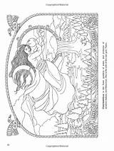 Coloring Pages Printable Goddess Pagan Book Wiccan Colouring Sheets Color Adult Noble Marty Books Goddesses Dover Clipart Fairy Adults Easy sketch template