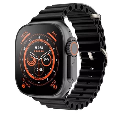 smartwatch ultra  serie   esportivo nfc  tela amoled touch screen submarino
