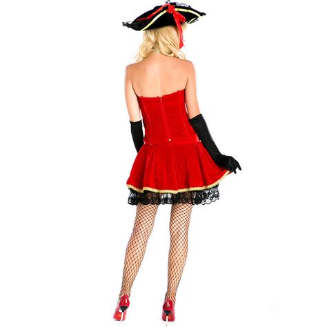 Adult Women Red Victorian Royal Retro Queen Dress Costume For Halloween