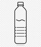 Bottle Water Background Coloring Plastic Transparent Clipart Pinclipart Report sketch template