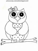 Owl Stencil Printable Coloring sketch template