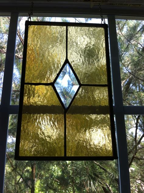 Simple Stained Glass Piece Stained Glass Glass Art