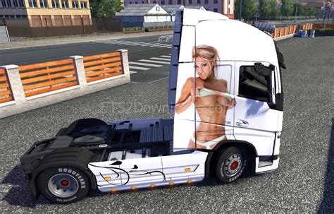 laura mp skin for volvo ~ euro truck simulator 2 mods