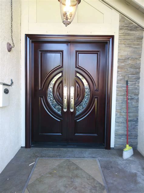 mahogany front double entry door      thick exterior home doors doors