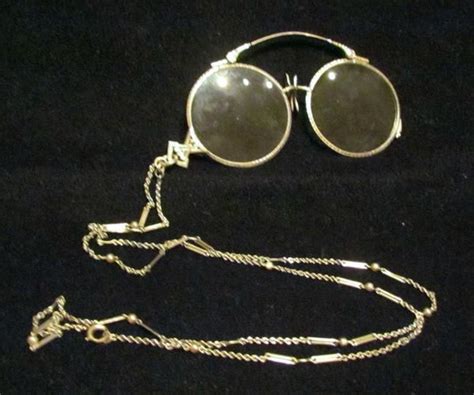 victorian pince nez eyeglasses lorgnette spectacles 12k gold filled