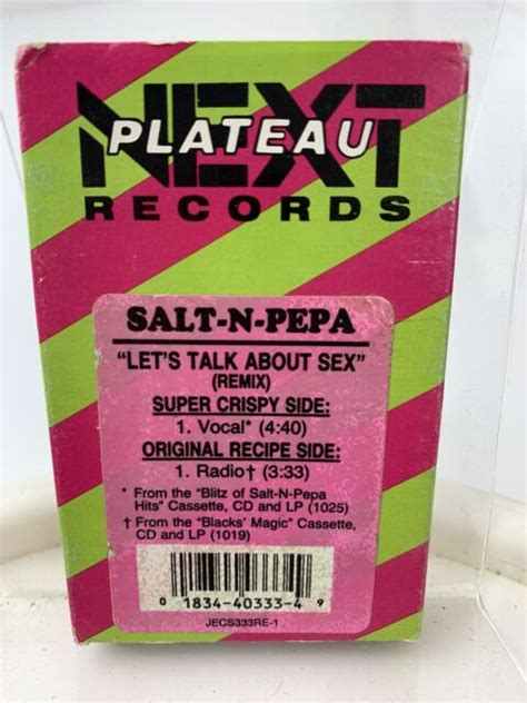 Salt N Pepa Let S Talk About Sex Cassette Single Ebay