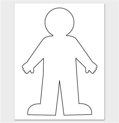 outline  body printable printable world holiday