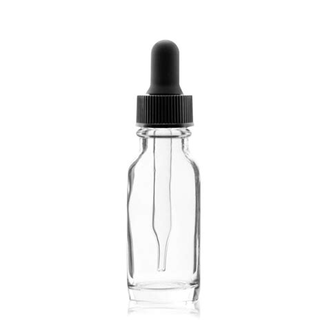 ml clear glass dropper bottle