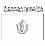 Massachusetts Flag Colorluna sketch template