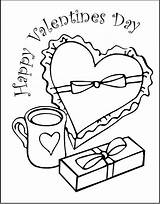 Coloring Valentine Valentines Pages Printable Kids Happy Sheets Print Color Colouring Children Disney Coffee Worksheets Freekidscrafts sketch template