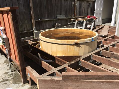 installing japanese style hot tubs   san francisco bay area tamate landscaping