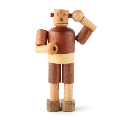 soopsori wooden robot leo bella