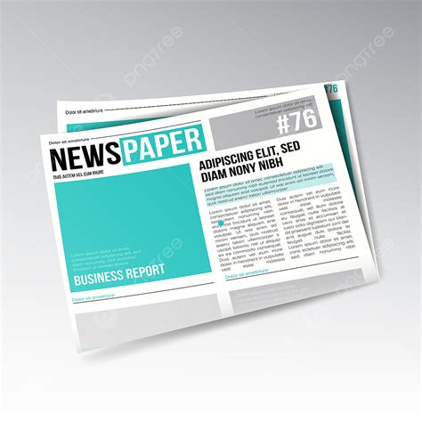 business newspaper vector art png folded business newspaper vector