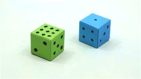 paper dice easy origami ludo dice dice folding step