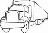 Truck Kids Drawing Coloring Easy Printable Library Pages Clipart sketch template