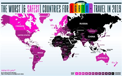 lgbtq travel safety world map reveals most dangerous countries newshub