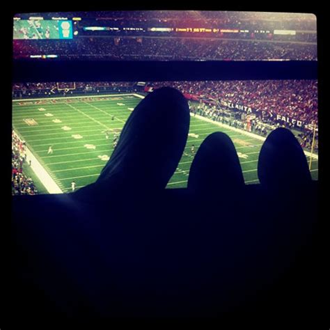 Justin Bieber And Usher At The Atlanta Falcons Football Game
