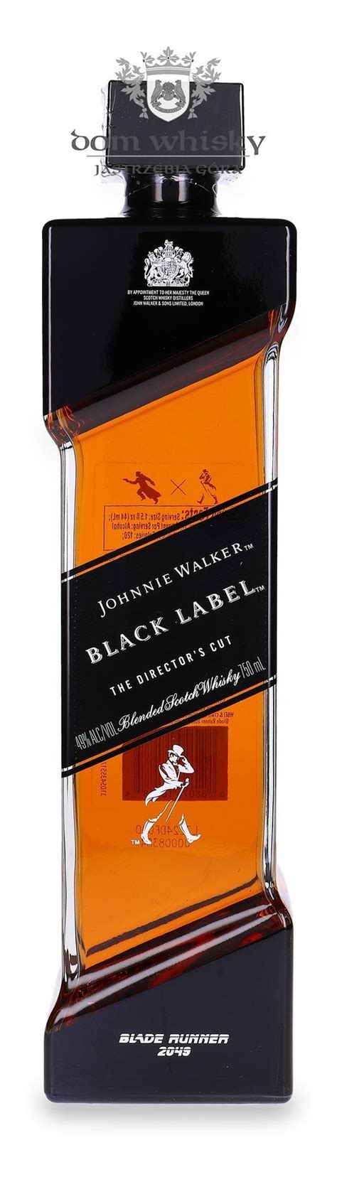 johnnie walker black label blade runner  bez opakowania   dom whisky