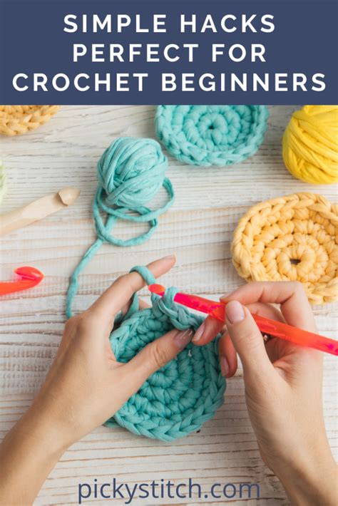 crochet hacks  beginners diy crafts pickystitchcom