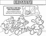 Safety Fire Colouring Coloring Pages Resolution Elementary Medium sketch template