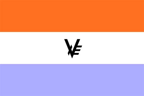 flag of r vexillology in the style of the flag of the dutch east india