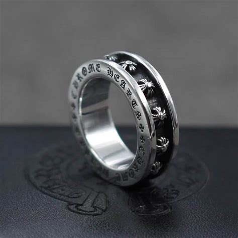 chrome hearts silver ring vogue