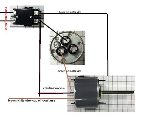 wire condenser fan motor wiring diagram easy wiring