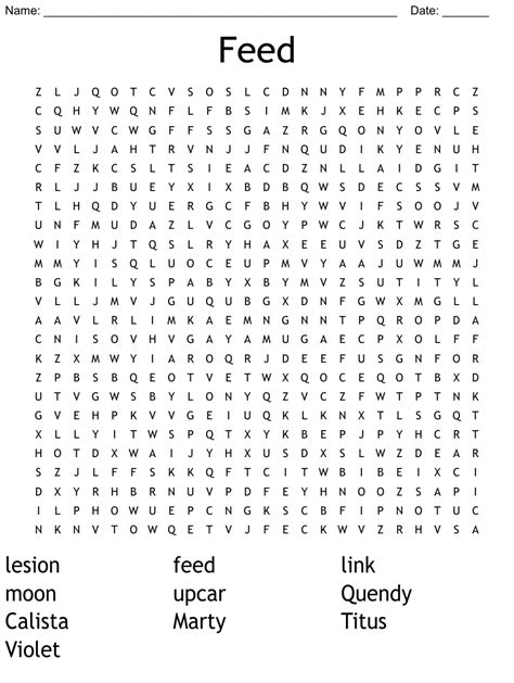 feed word search wordmint