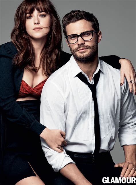 Photos 50 Shades Of Grey Stars Dakota Johnson Jamie Dornan In Glamour