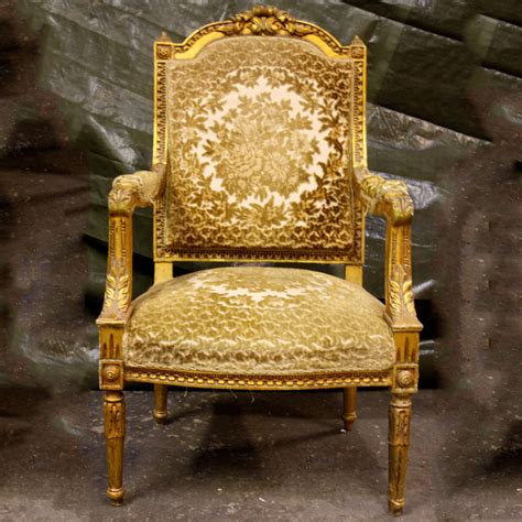 gold floral armchair ten    thousand