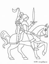 Caballero Chevalier Caballeros Caballo Princesse Hellokids Agriculteur Cavaleiro Cavalo Horseback Personnages Medievales Médiévales Colorier Armadura Fantasy sketch template