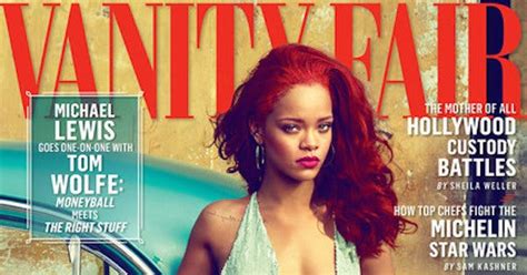 Rihanna Vanity Fair Cover Story Rachel Dolezal Black
