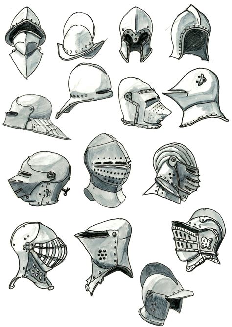 helmets  kluwedeviantartcom  atdeviantart medieval knight